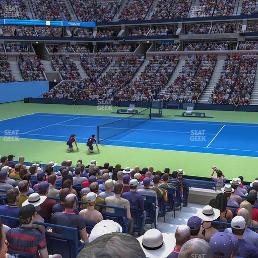 Arthur Ashe Stadium - Section 22 Seat View