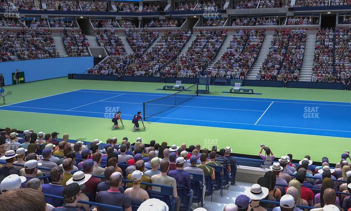 Arthur Ashe Stadium - Section 22 Seat View