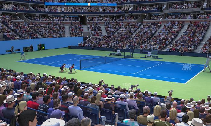 Arthur Ashe Stadium - Section 25 Seat View