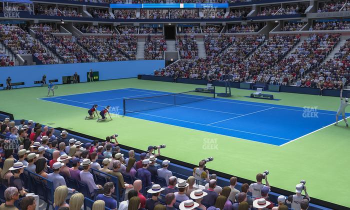 Arthur Ashe Stadium - Section 27 Seat View