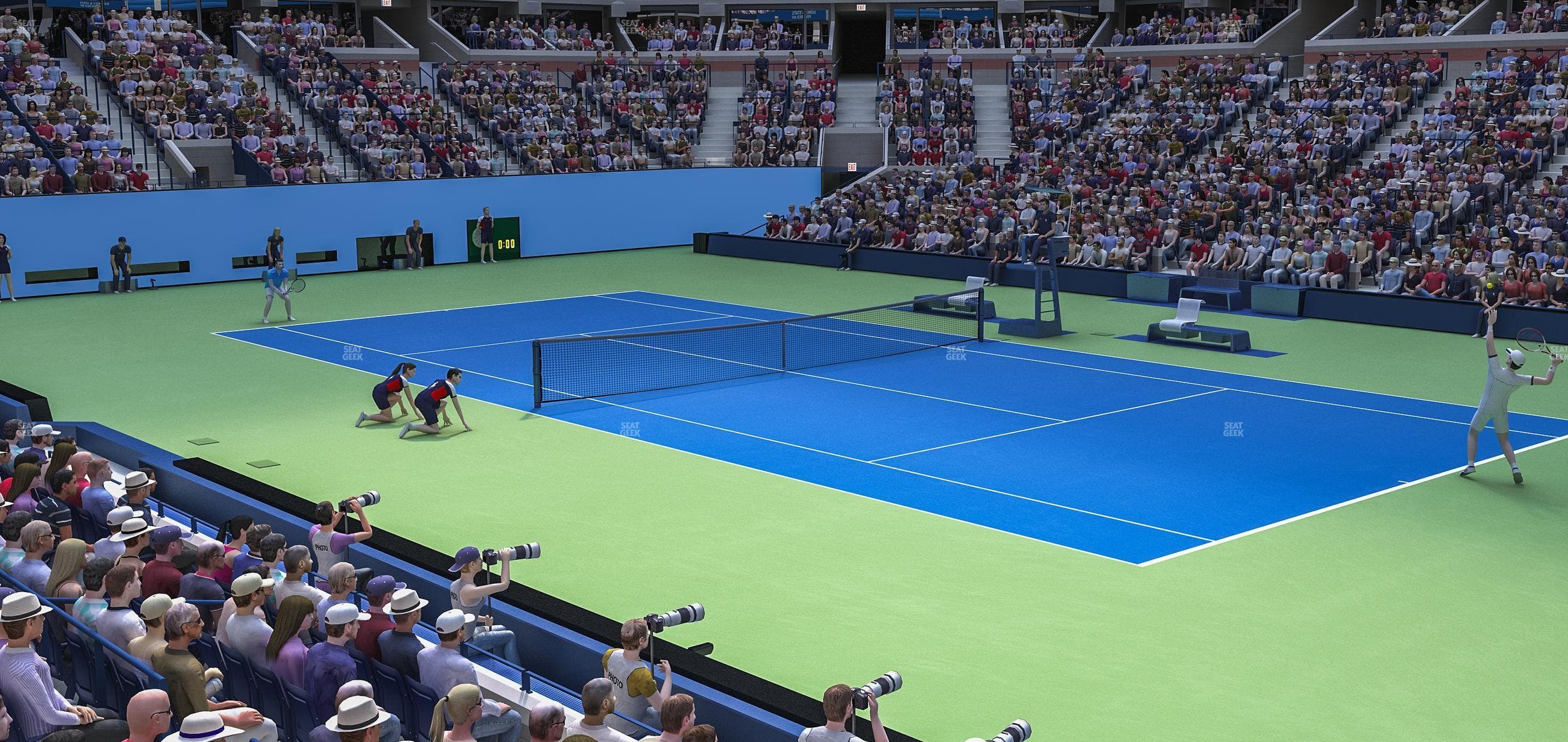 Arthur Ashe Stadium - Section 28 Seat View