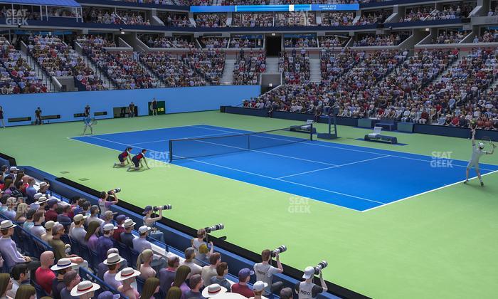 Arthur Ashe Stadium - Section 28 Seat View