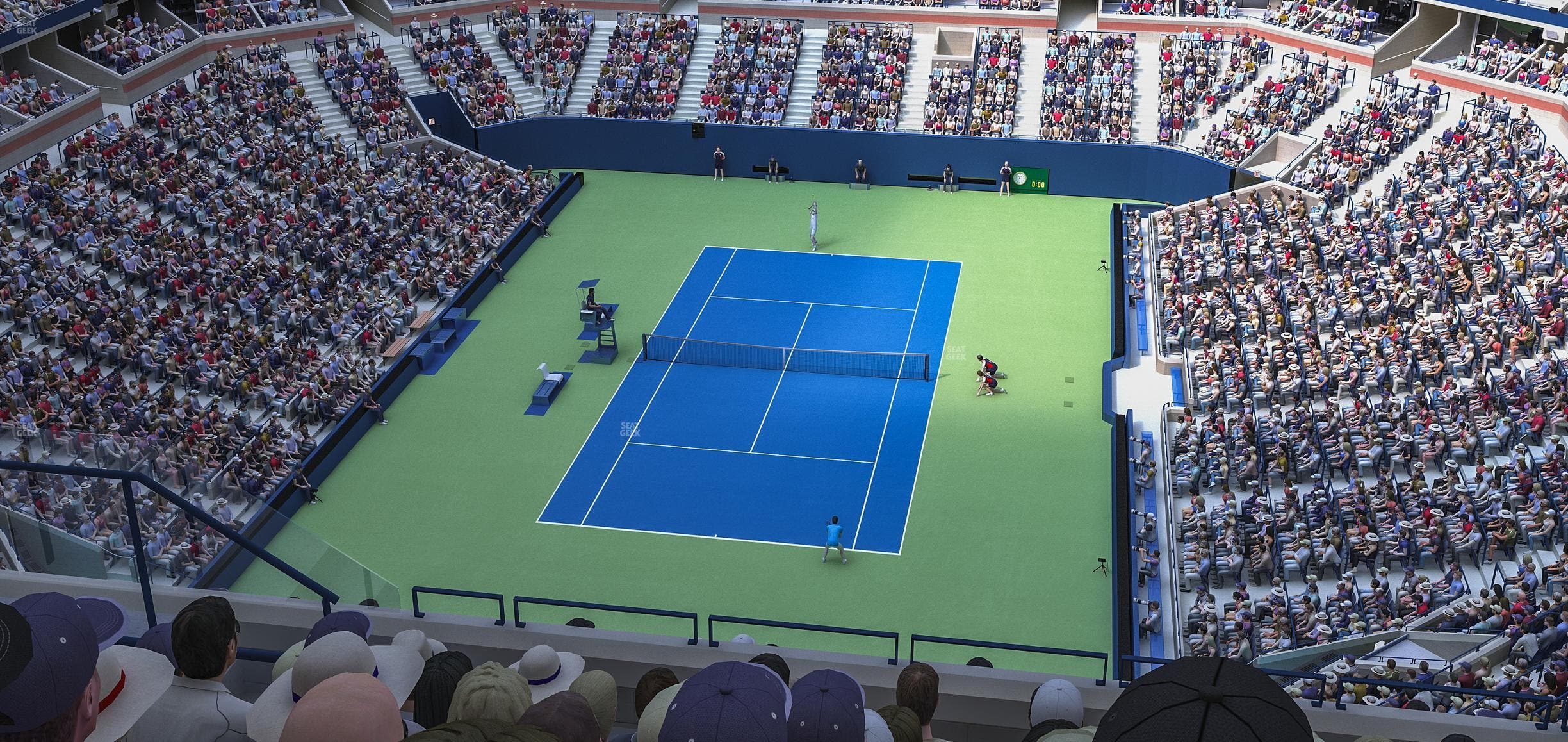 Arthur Ashe Stadium - Section 302 Seat View