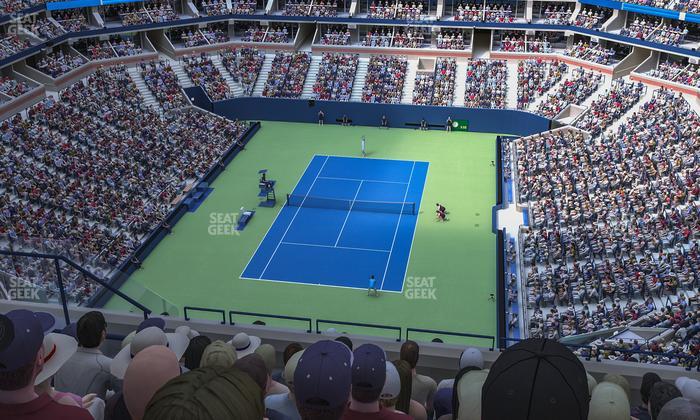 Arthur Ashe Stadium - Section 302 Seat View