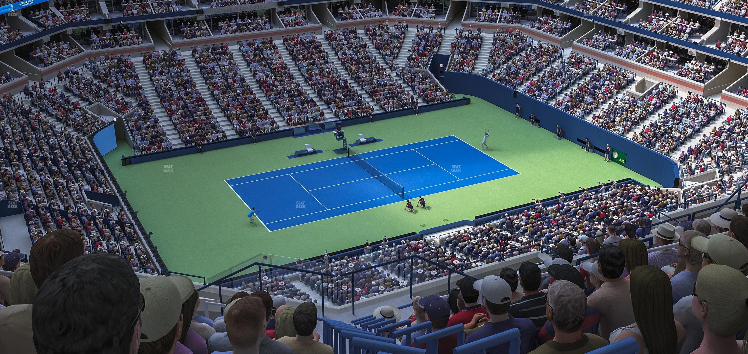 Arthur Ashe Stadium - Section 308 Seat View