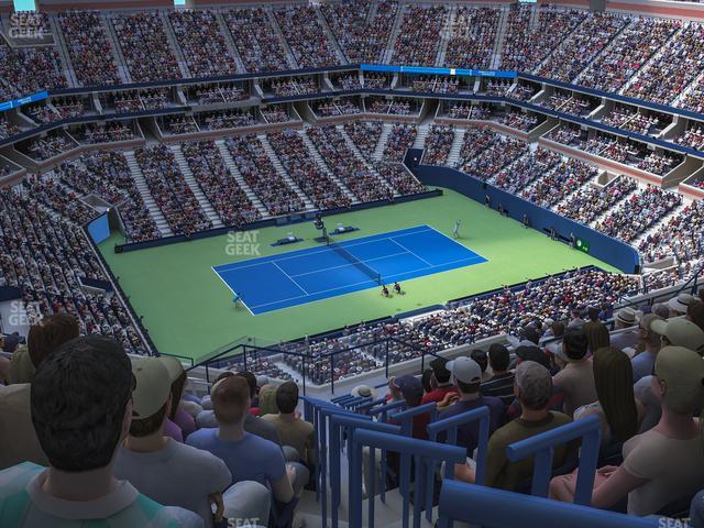 Arthur Ashe Stadium - Section 308 Seat View