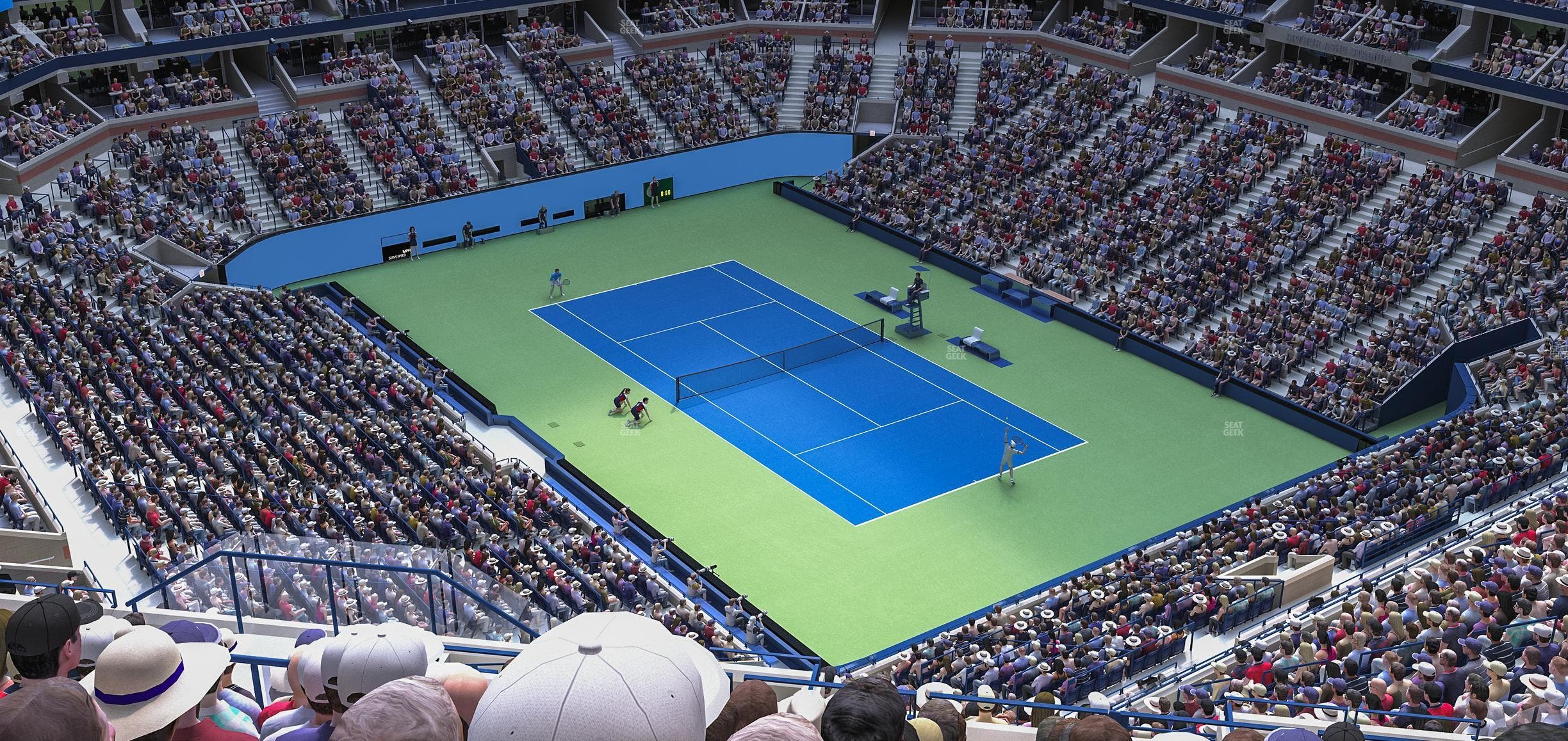 Arthur Ashe Stadium - Section 317 Seat View