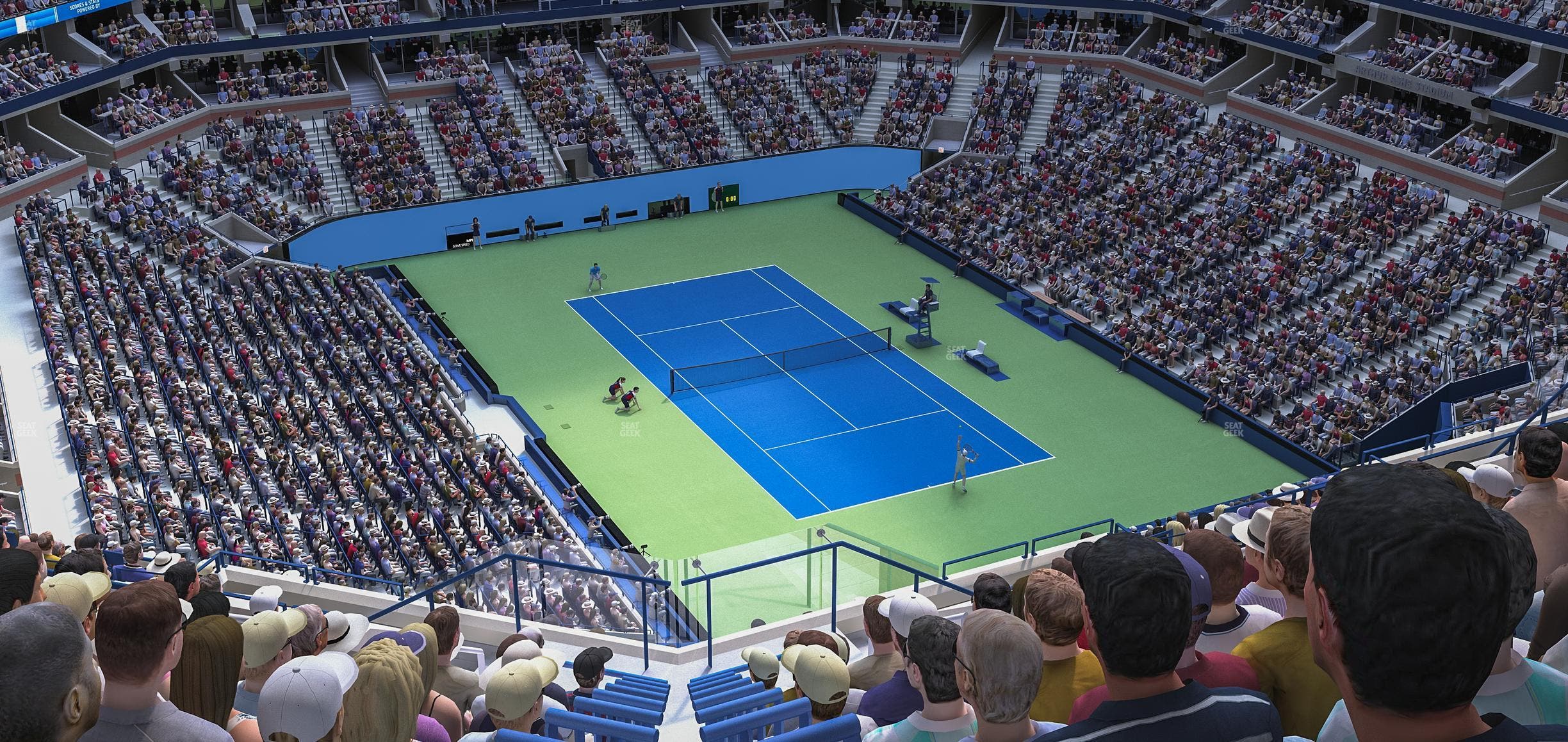 Arthur Ashe Stadium - Section 318 Seat View