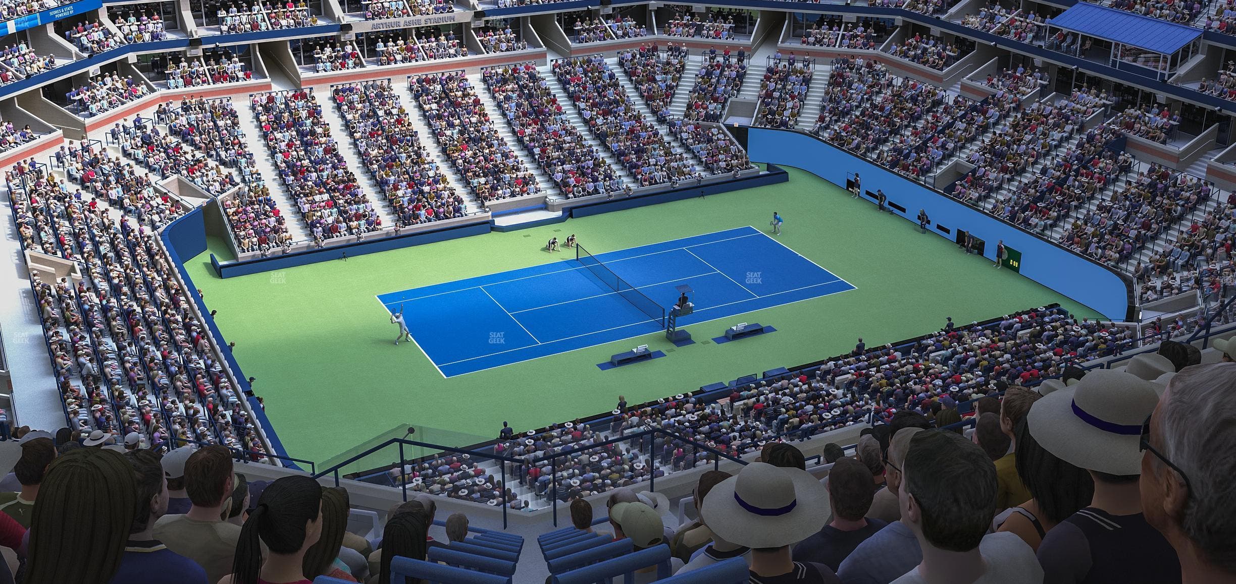 Arthur Ashe Stadium - Section 328 Seat View