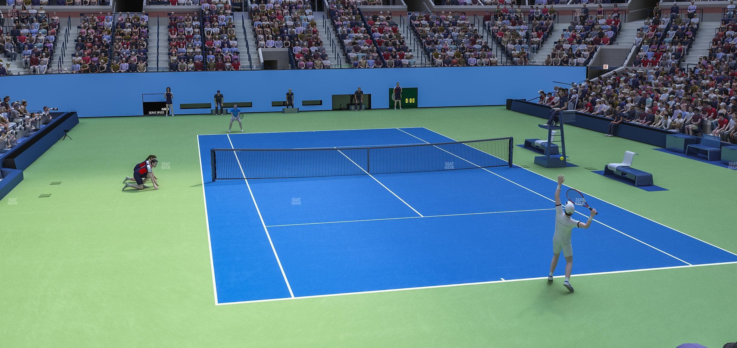 Arthur Ashe Stadium - Section 33 Seat View