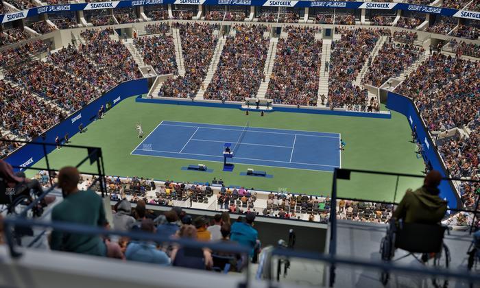 Arthur Ashe Stadium - Section 332 Seat View