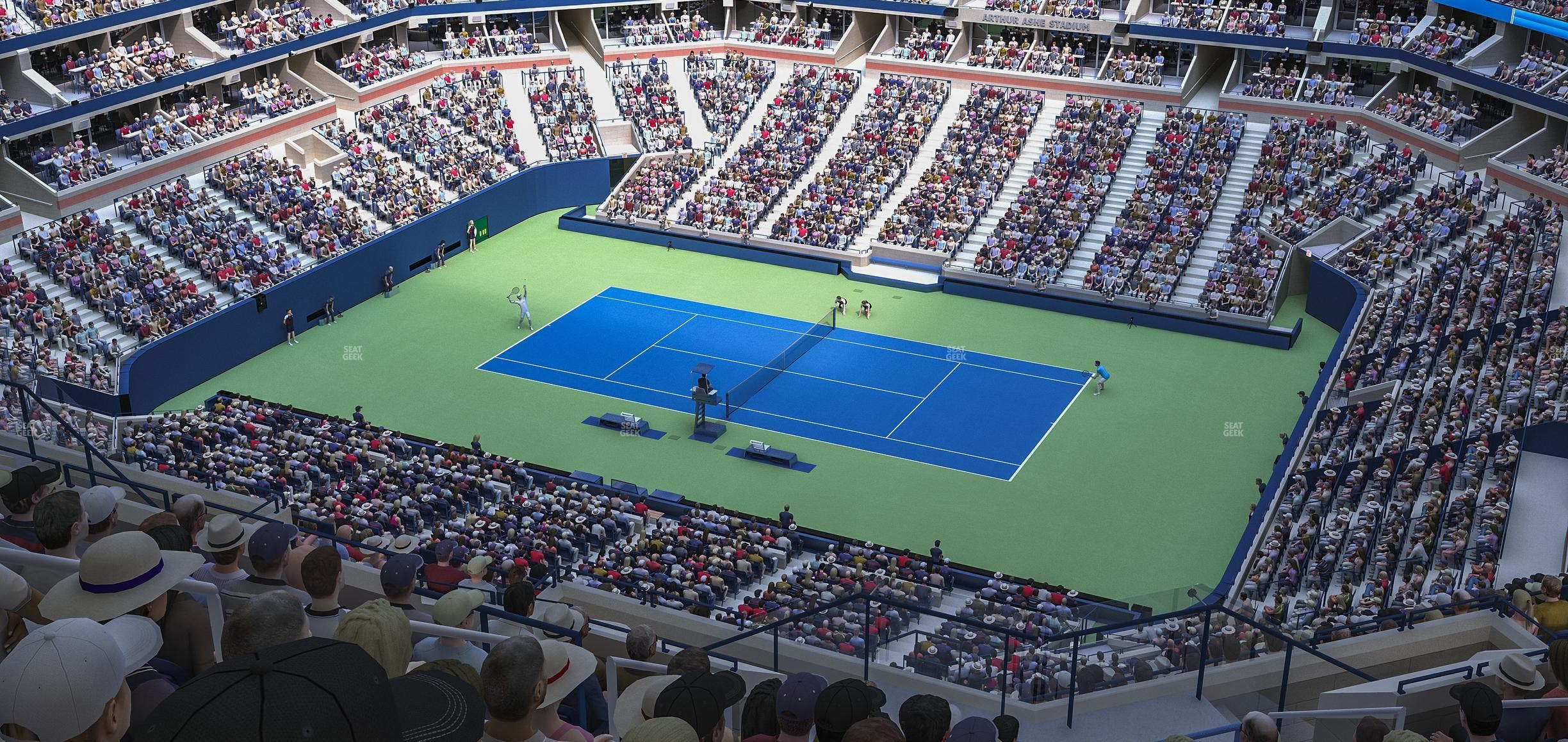 Arthur Ashe Stadium - Section 334 Seat View