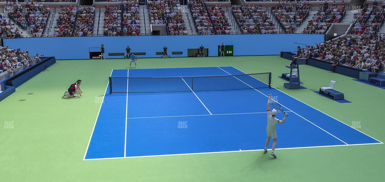 Arthur Ashe Stadium - Section 34 Seat View