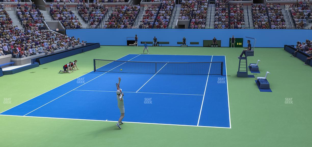 Arthur Ashe Stadium - Section 37 Seat View