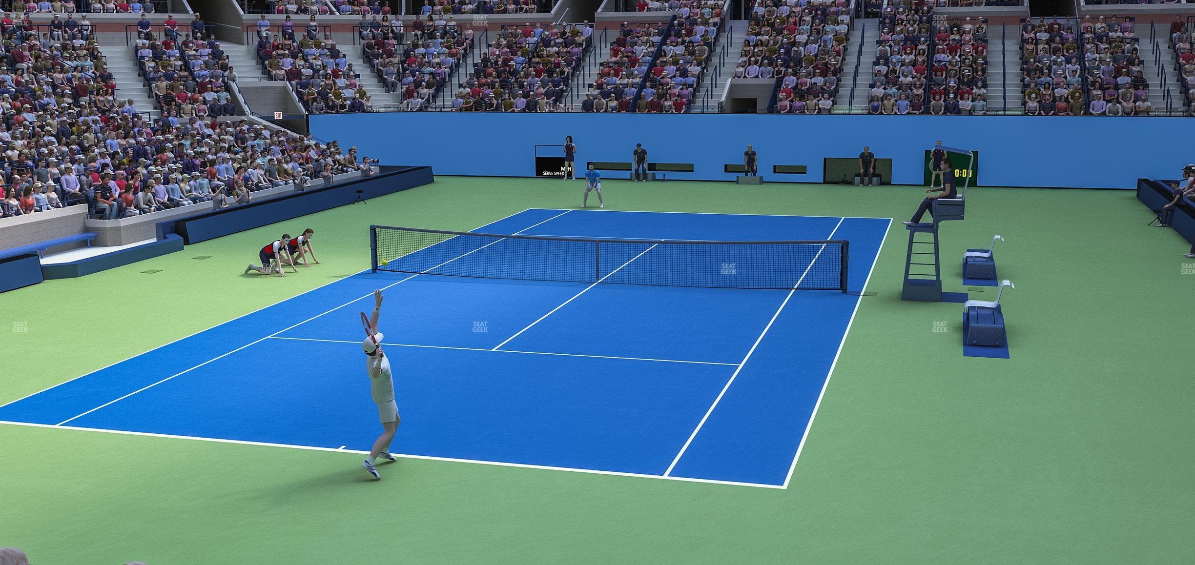Arthur Ashe Stadium - Section 38 Seat View