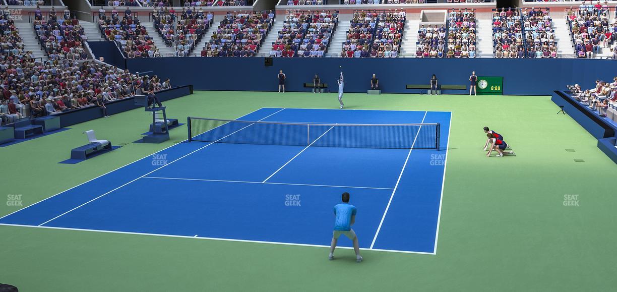 Arthur Ashe Stadium - Section 4 Seat View