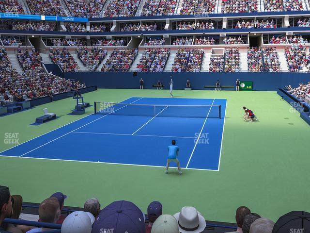 Arthur Ashe Stadium - Section 4 Seat View