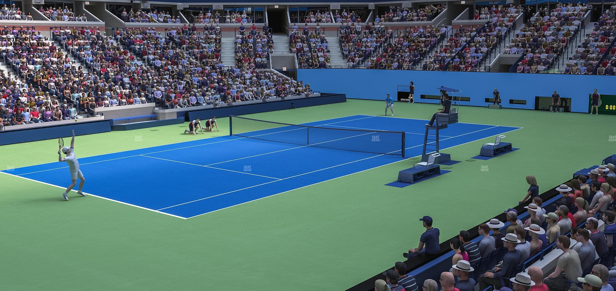 Arthur Ashe Stadium - Section 42 Seat View