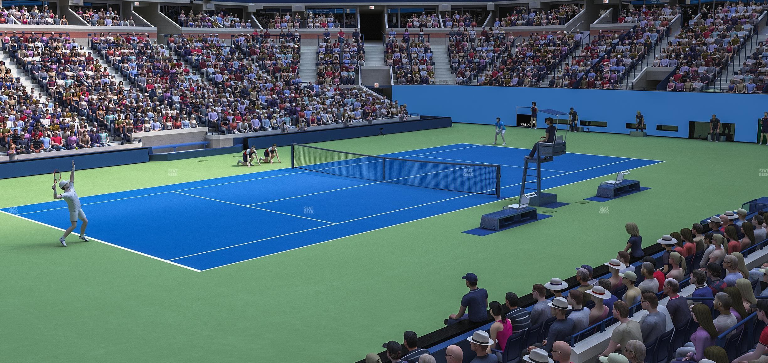 Arthur Ashe Stadium - Section 43 Seat View