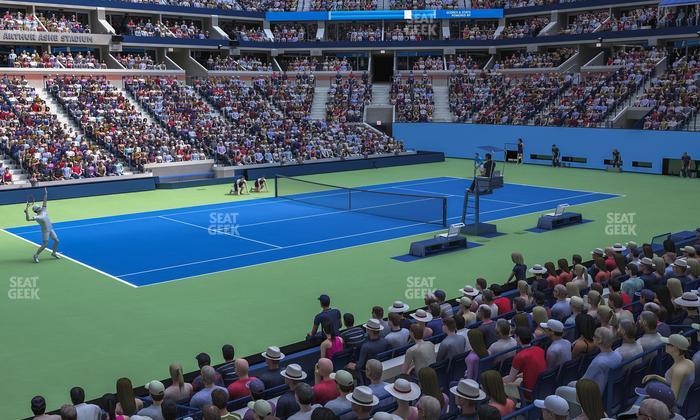 Arthur Ashe Stadium - Section 44 Seat View