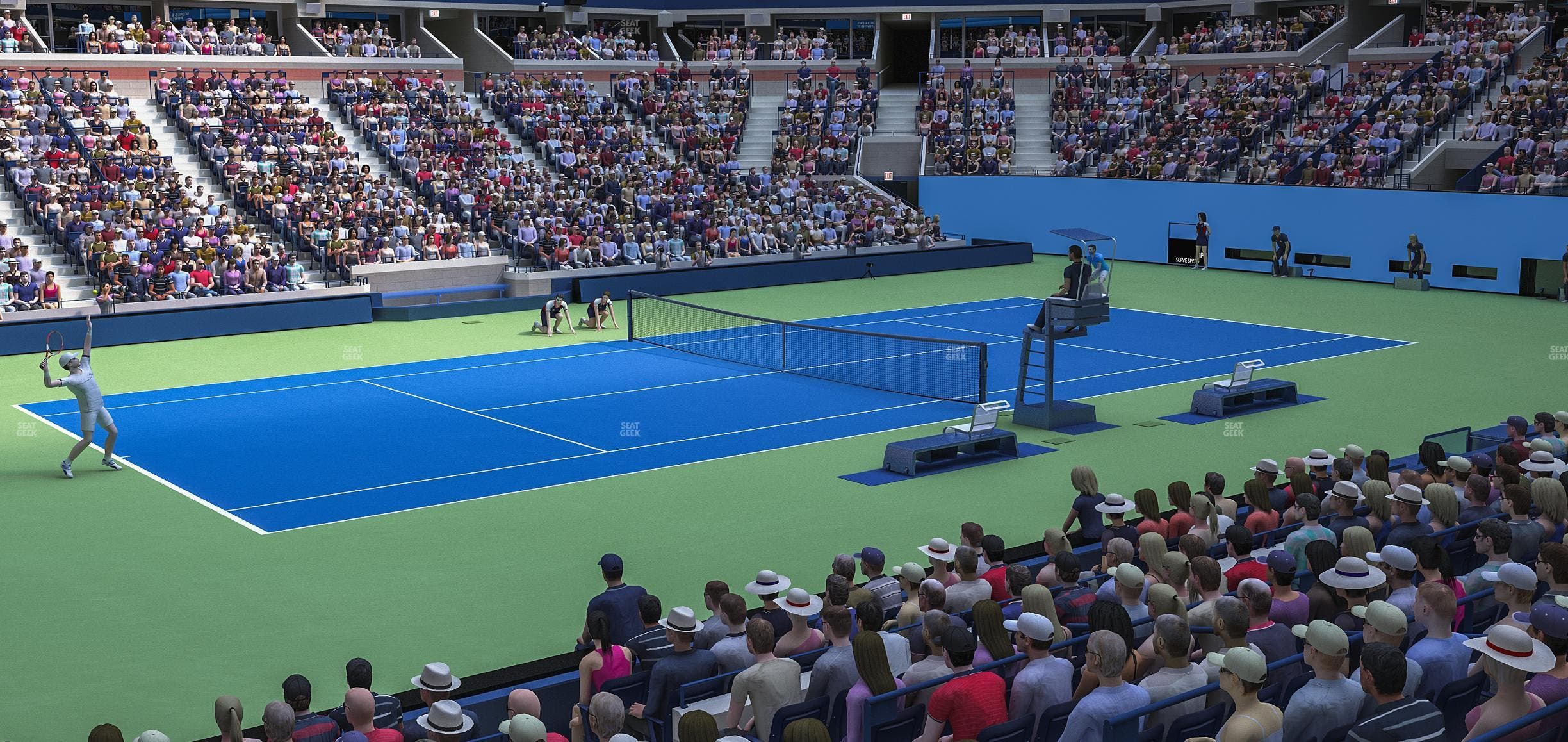 Arthur Ashe Stadium - Section 45 Seat View