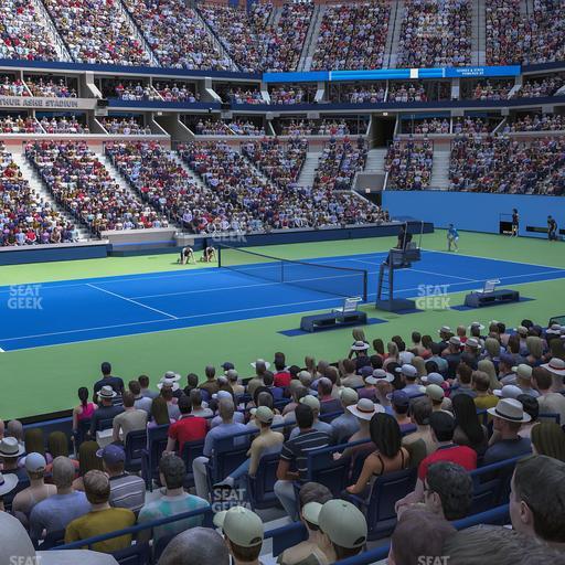 Arthur Ashe Stadium - Section 46 Seat View