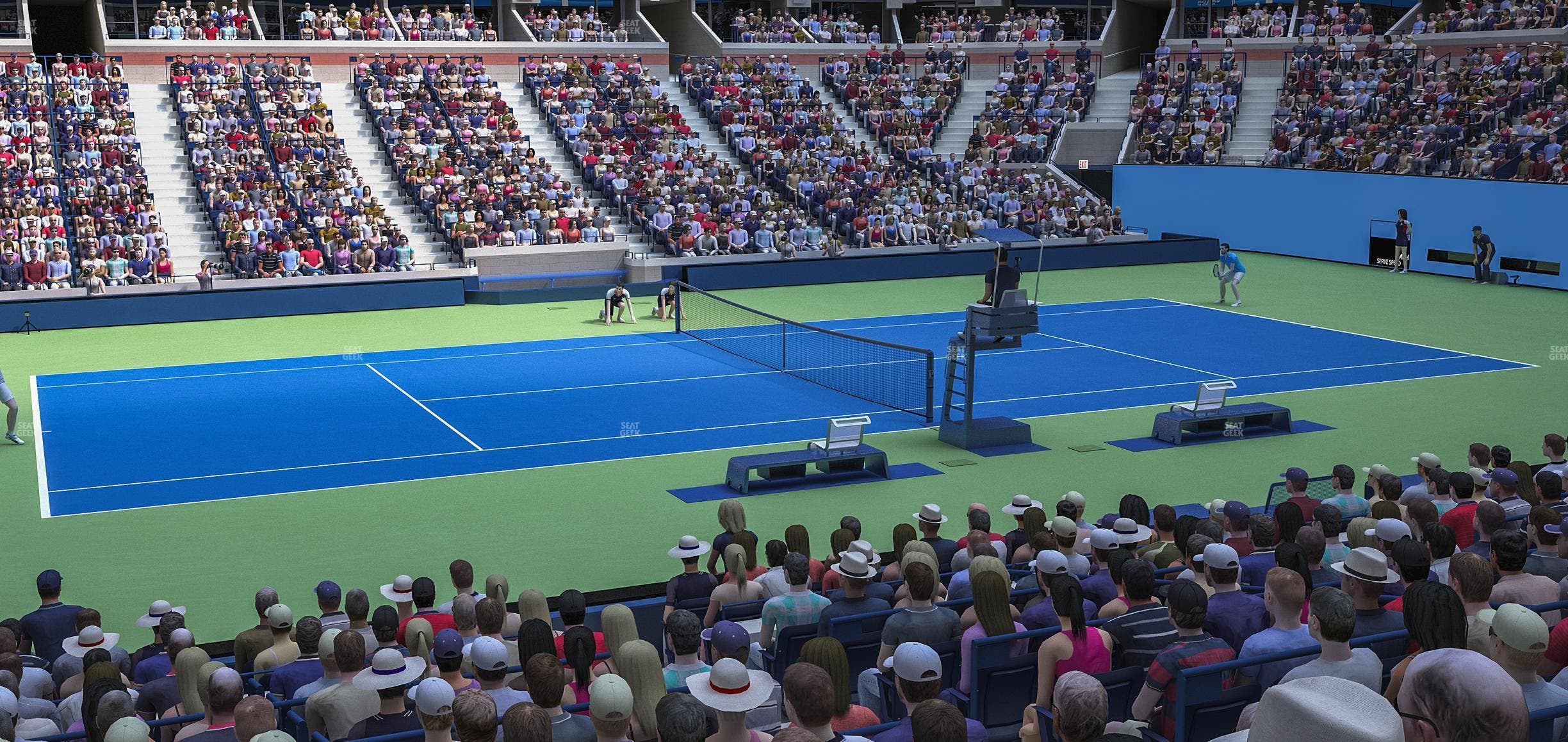 Arthur Ashe Stadium - Section 48 Seat View