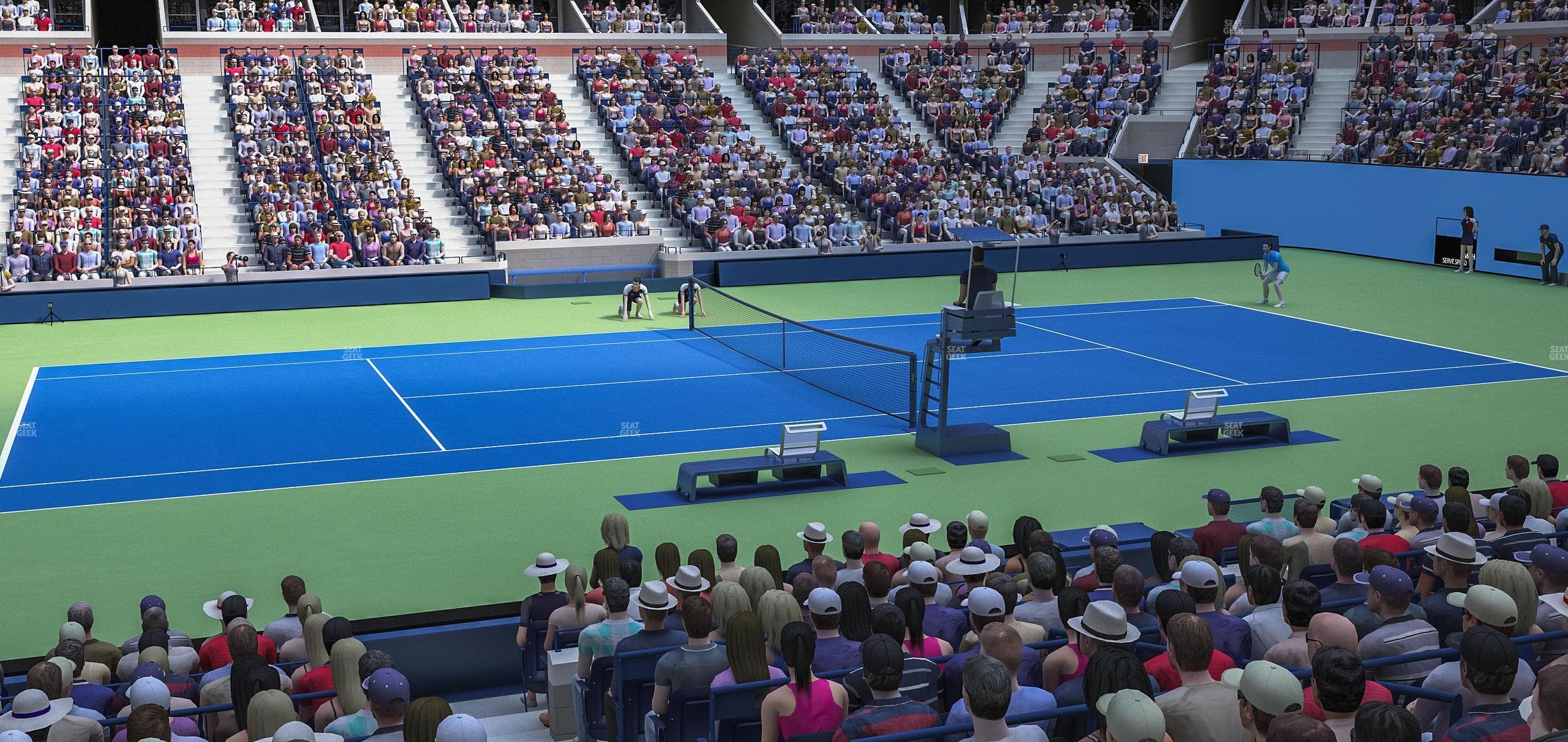 Arthur Ashe Stadium - Section 49 Seat View