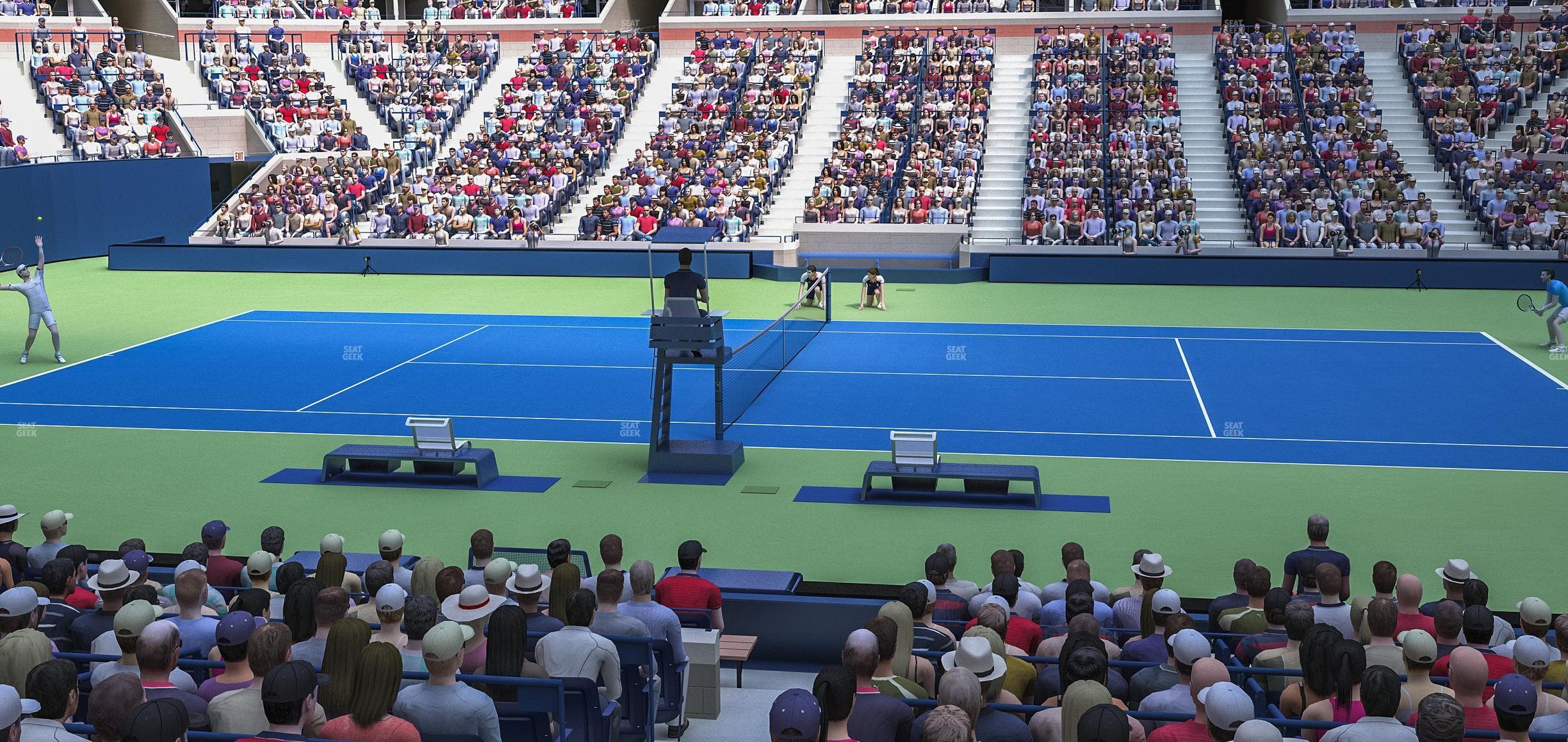 Arthur Ashe Stadium - Section 54 Seat View