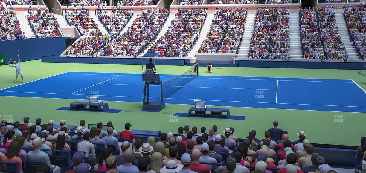 Arthur Ashe Stadium - Section 55 Seat View