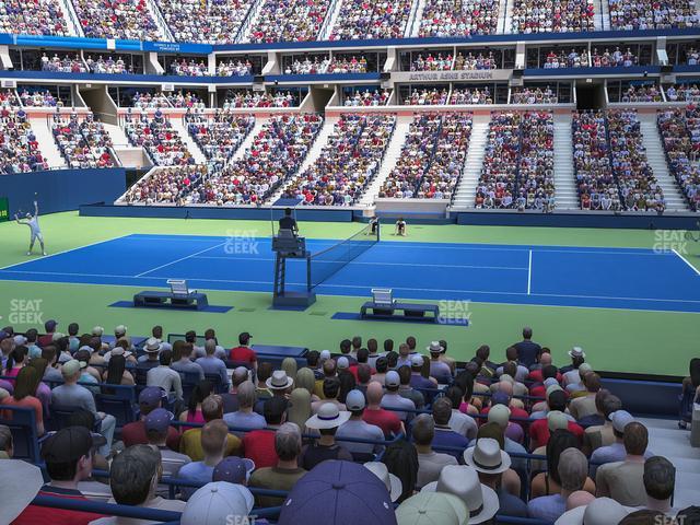 Arthur Ashe Stadium - Section 55 Seat View