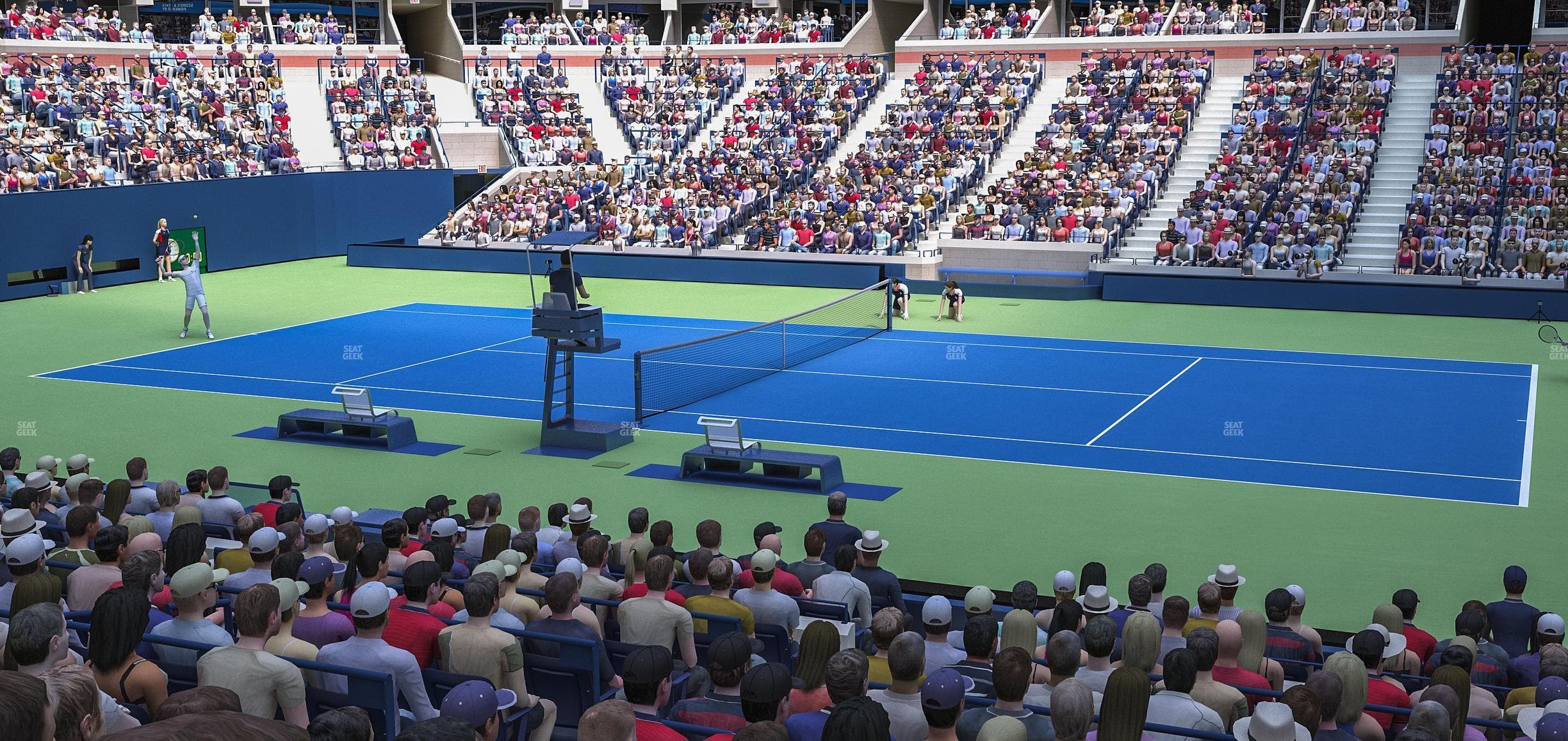 Arthur Ashe Stadium - Section 57 Seat View