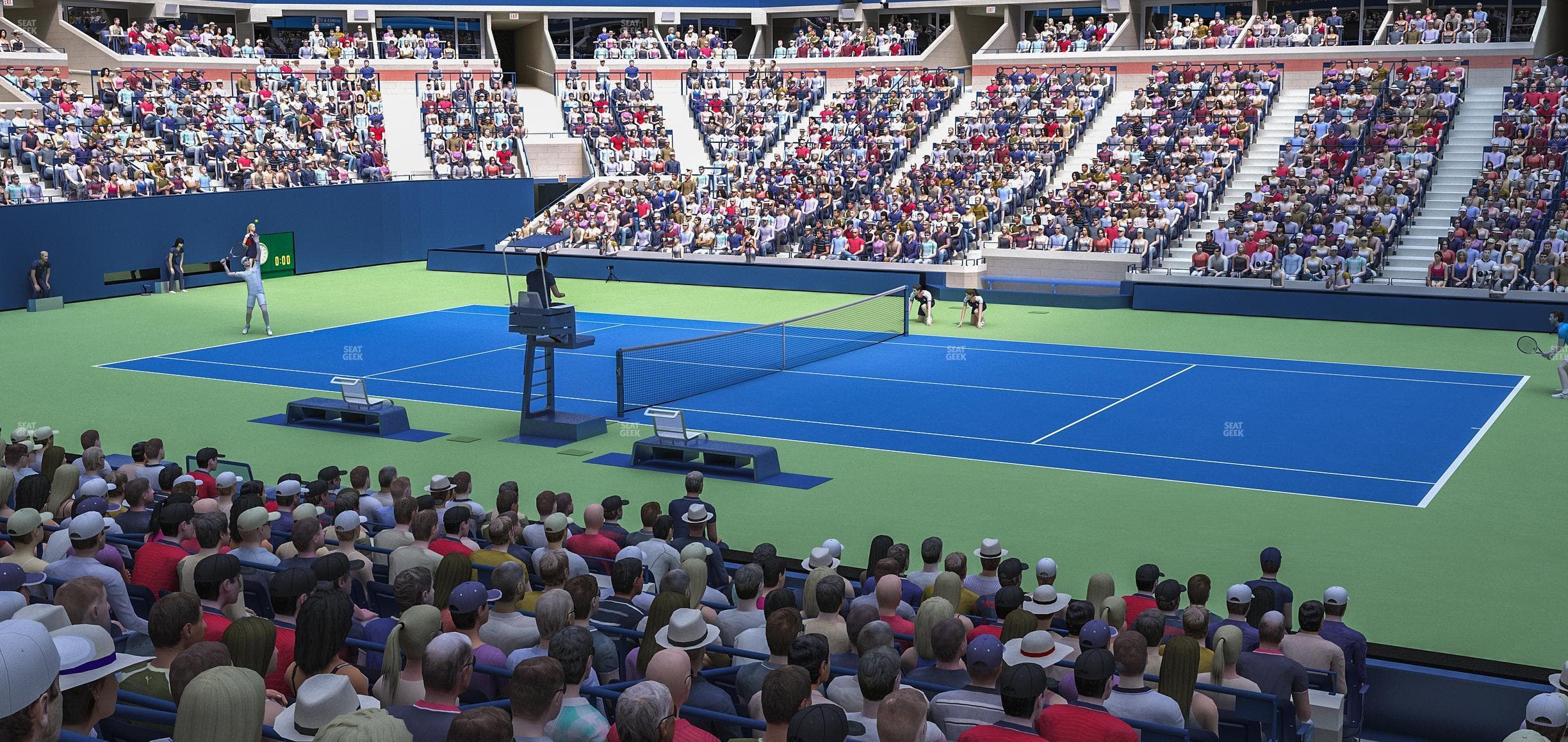 Arthur Ashe Stadium - Section 58 Seat View