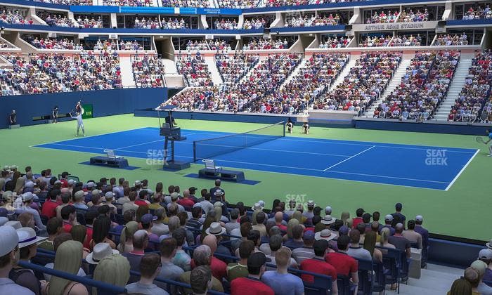 Arthur Ashe Stadium - Section 58 Seat View