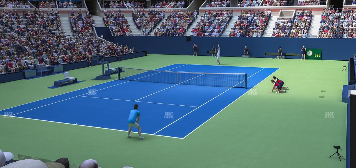 Arthur Ashe Stadium - Section 6 Seat View