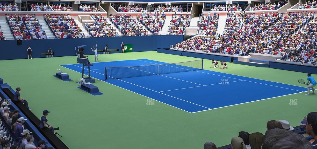 Arthur Ashe Stadium - Section 64 Seat View