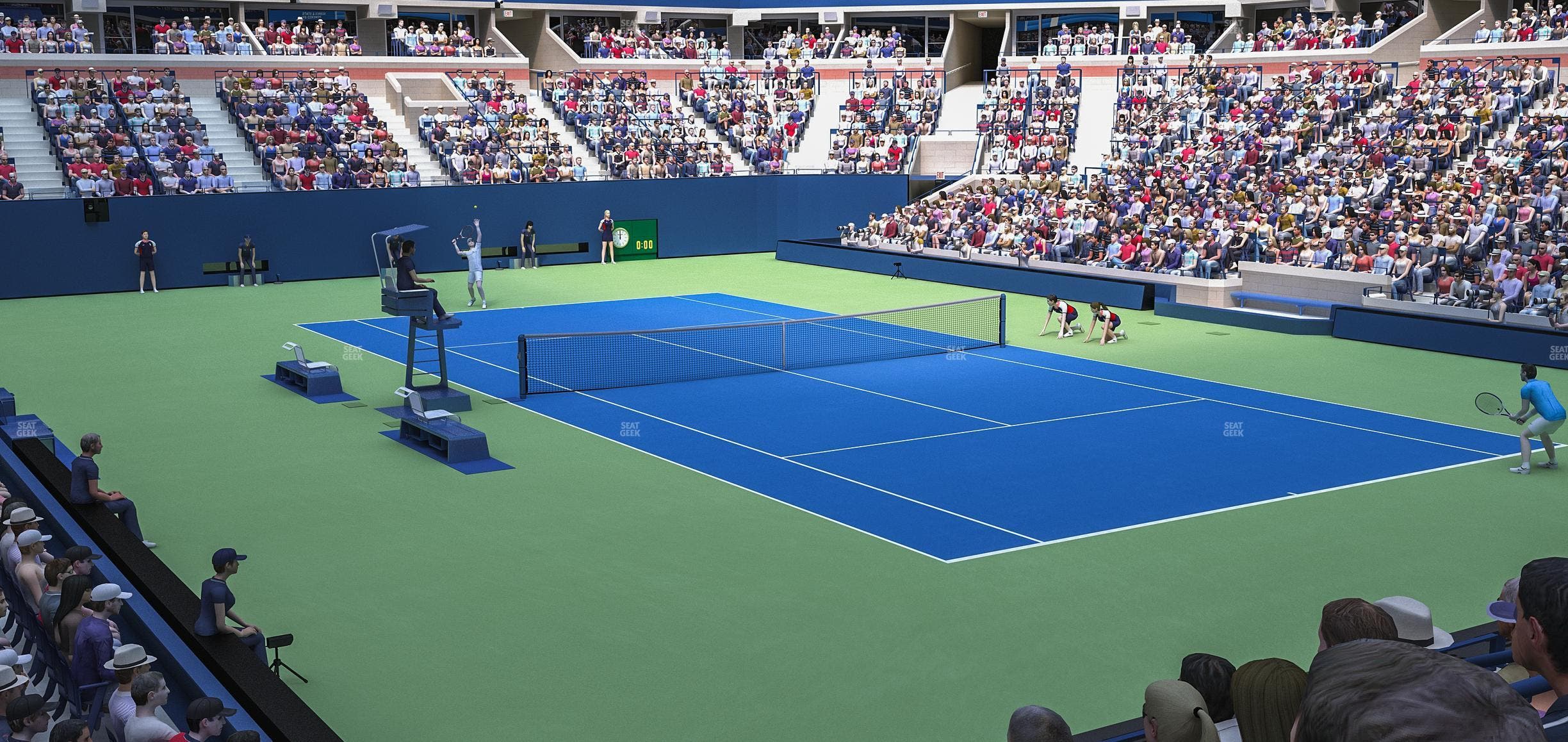 Arthur Ashe Stadium - Section 64 Seat View