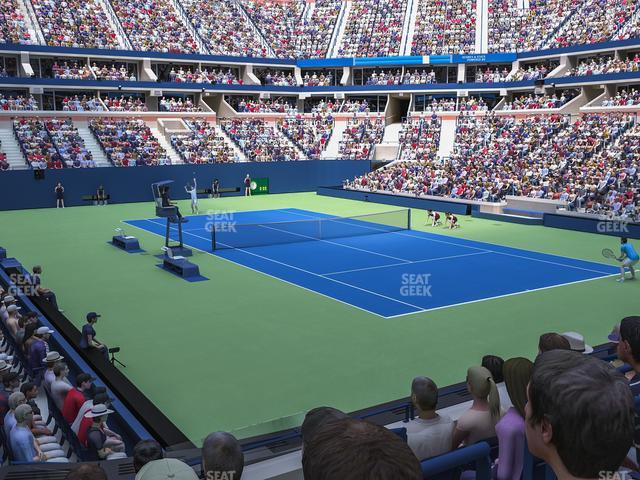 Arthur Ashe Stadium - Section 64 Seat View