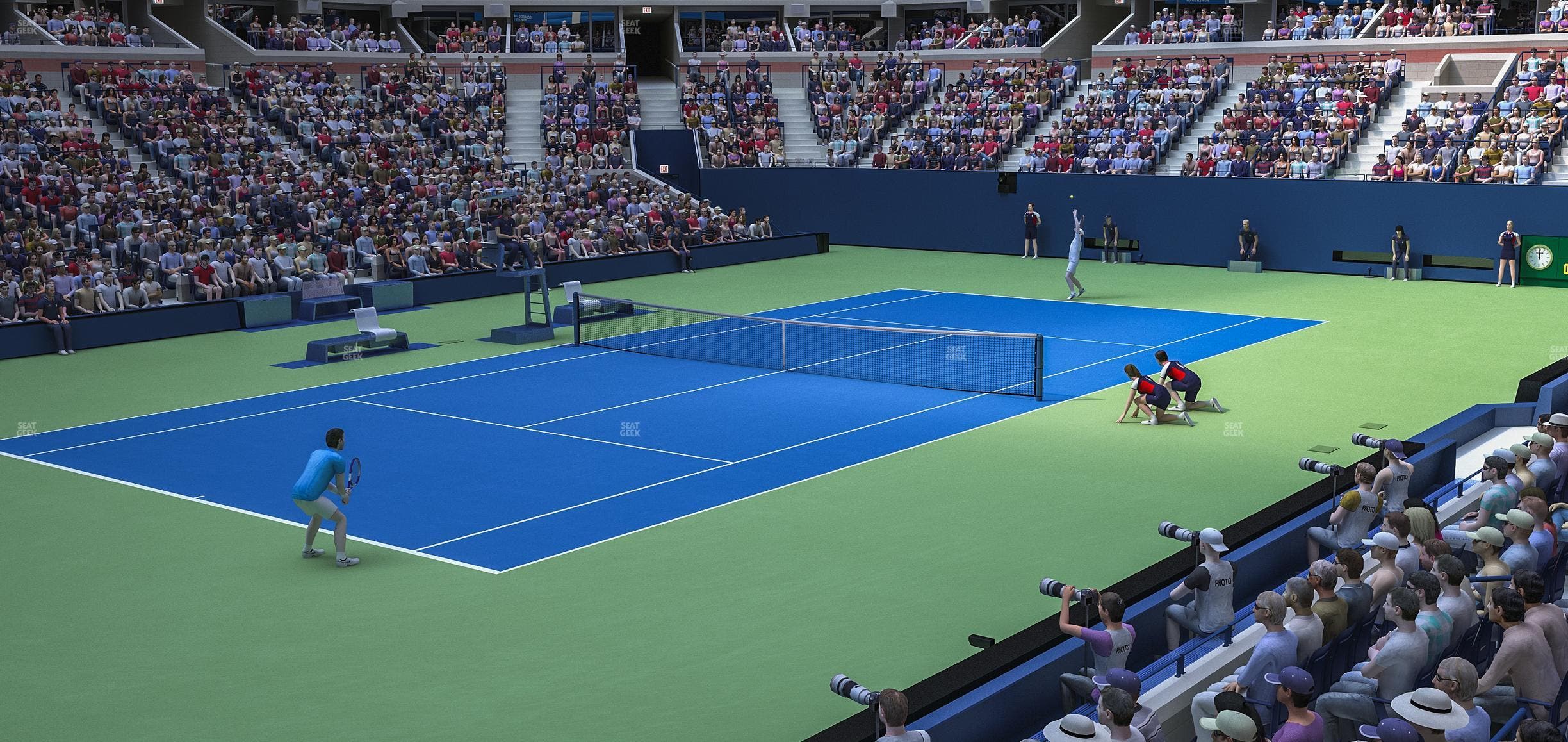 Arthur Ashe Stadium - Section 8 Seat View