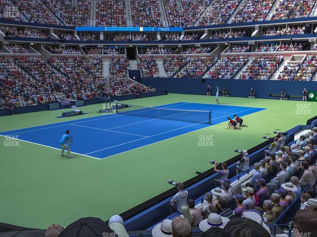 Arthur Ashe Stadium - Section 8 Seat View