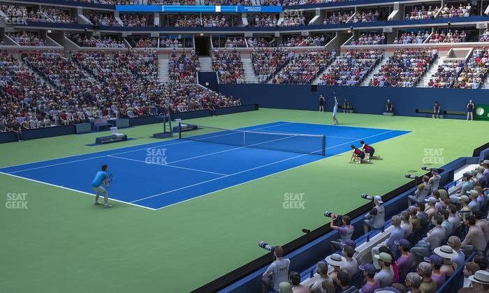 Arthur Ashe Stadium - Section 8 Seat View