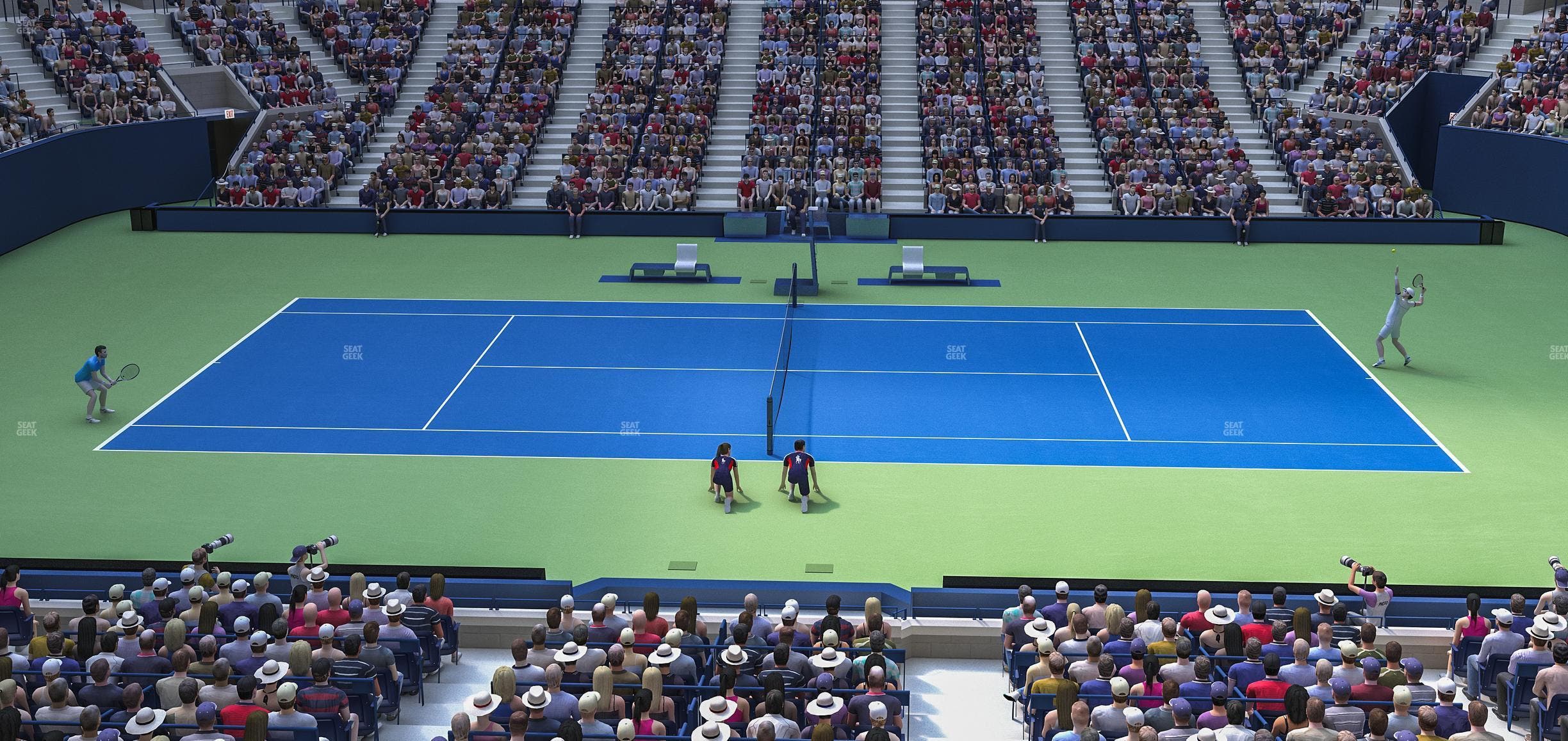 Arthur Ashe Stadium - Section American Express Center Court Club Seat View