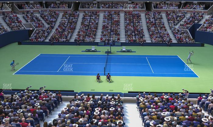 Arthur Ashe Stadium - Section American Express Center Court Club Seat View
