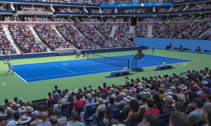 Arthur Ashe Stadium - Section Suite F 46 Seat View