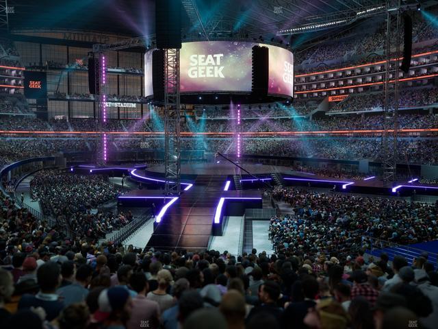 AT&T Stadium - Section 101 Seat View