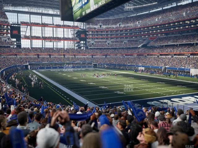 AT&T Stadium - Section 101 Seat View AT&T Stadium - Section 101 Seat View