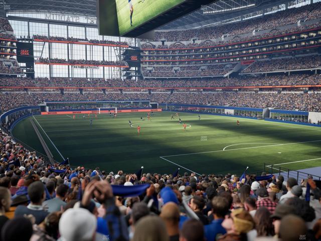 AT&T Stadium - Section 101 Seat View