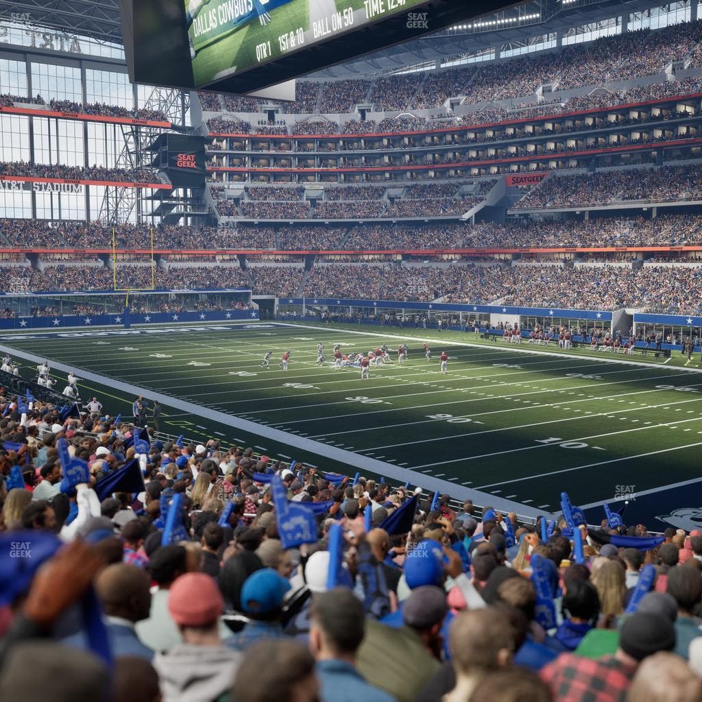 AT&T Stadium - Section 102 Seat View