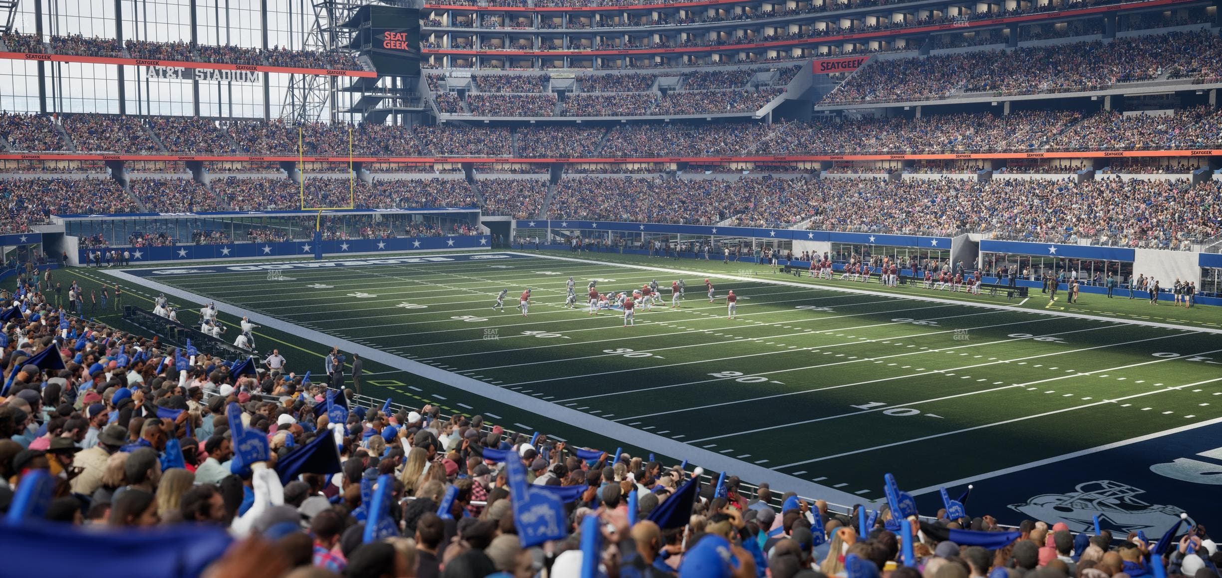 AT&T Stadium - Section 102 Seat View