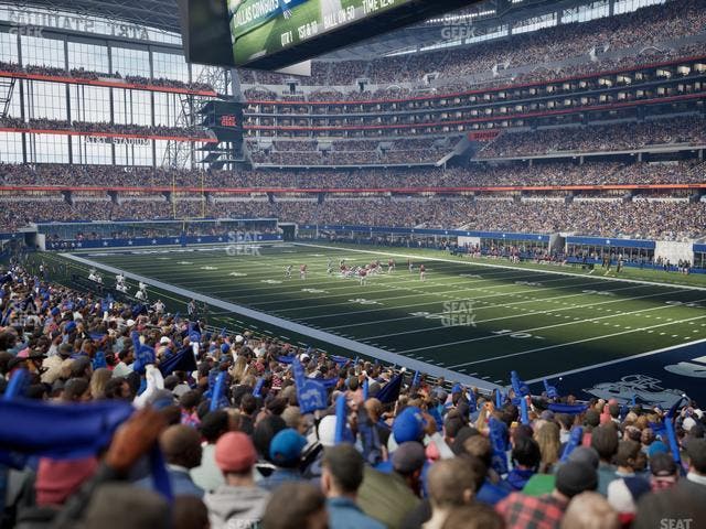 AT&T Stadium - Section 102 Seat View AT&T Stadium - Section 102 Seat View